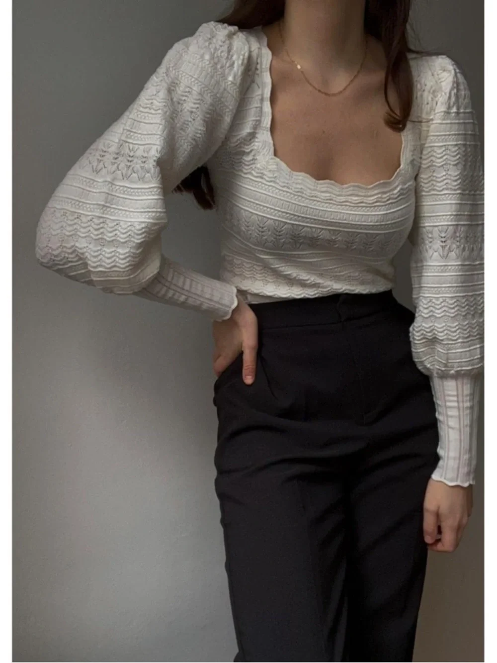 Sézane Ronnie Jumper Sweater in Ecru / White Size Small - Picture 2 of 10